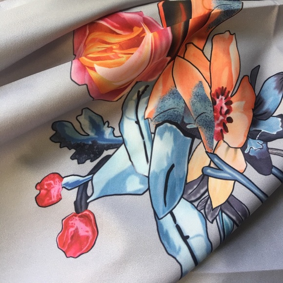 Foxy 5🌟Fav Garden Party Floral Halter Maxi Dress - Picture 5 of 6