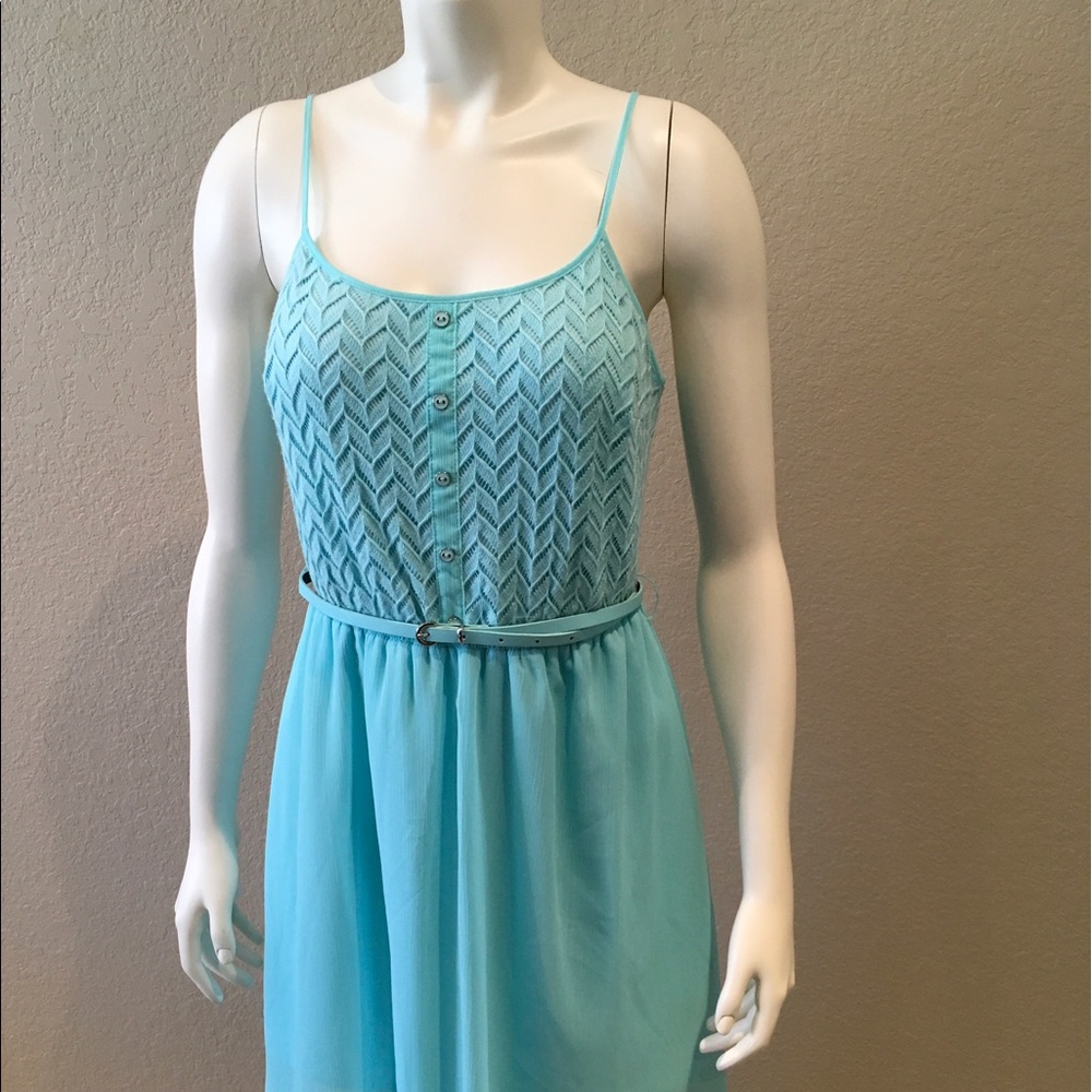 Candie's Hi-Low Belted Dress