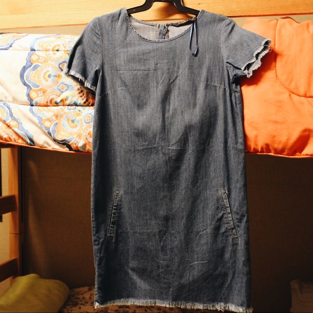 ZARA Denim Mini Dress