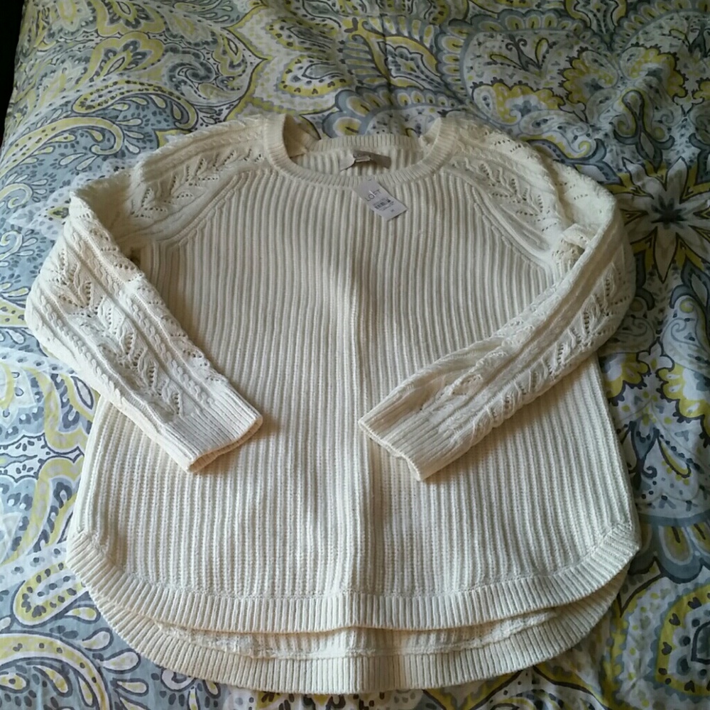 Soft white sweater