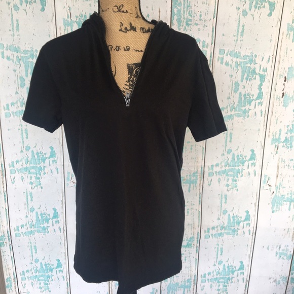 ASOS Other - Men's ASOS black shirt sleeve hoodie top