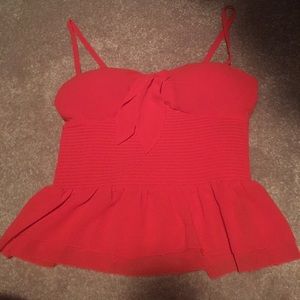 Red Bebe top