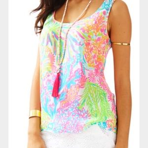 NWT Lilly Pulitzer Cosmos Top L