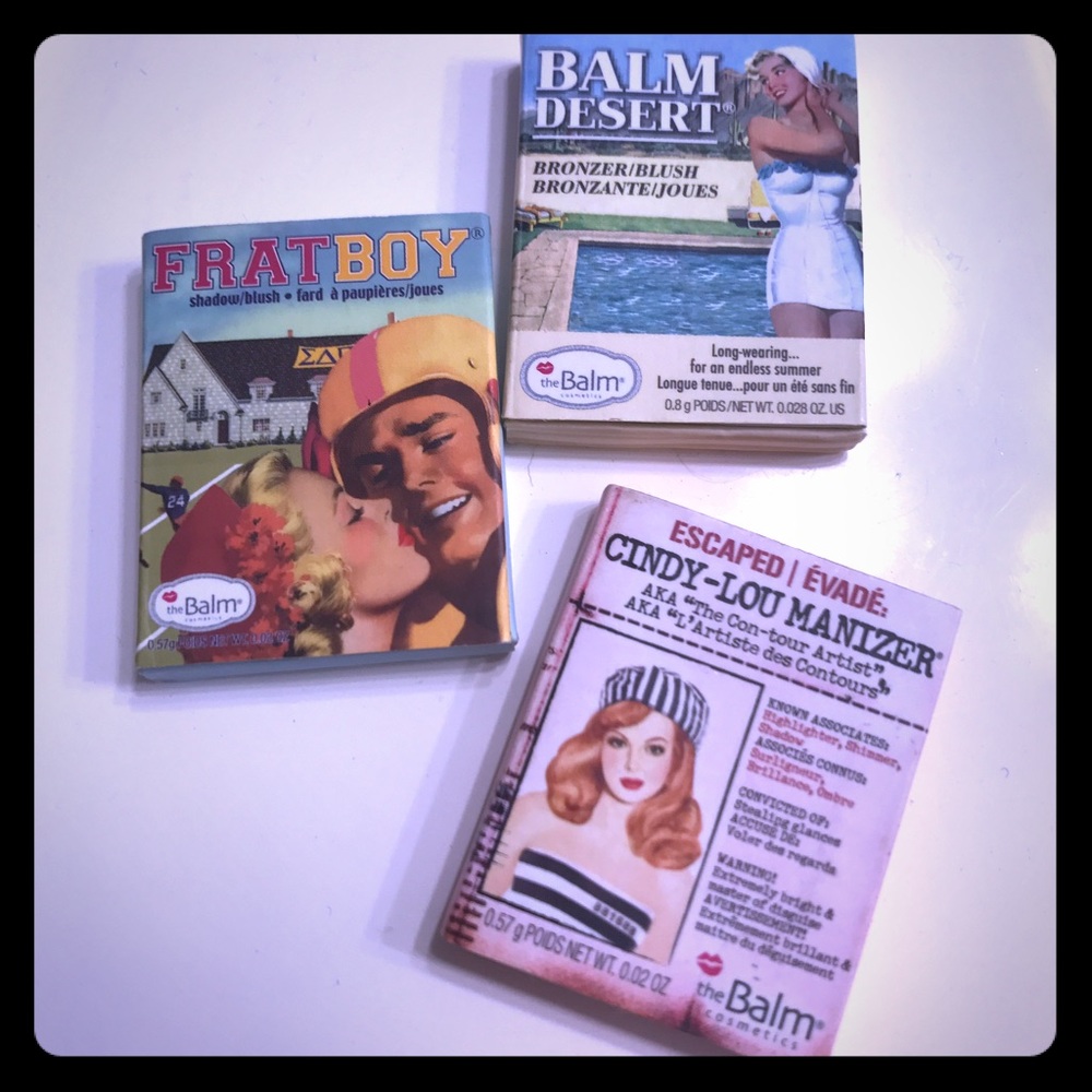 Bronzer, eyeshadow & highlighter BUNDLE