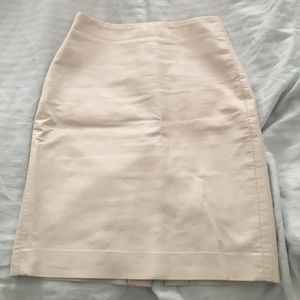 Khaki J Crew cotton pencil skirt