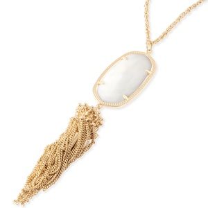 Kendra Scott Rayne Neclace in Gold and White Pearl
