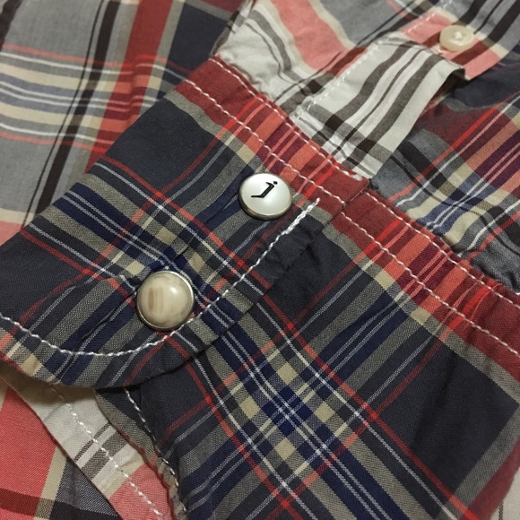 (SOLD) JACHS - Plaid Button-Down, Long Sleeve - Picture 5 of 6