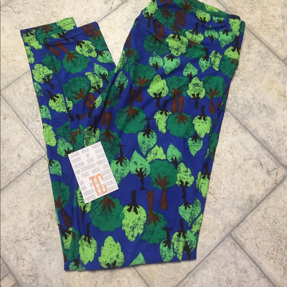 LuLaRoe TC LEGGINGS Trees