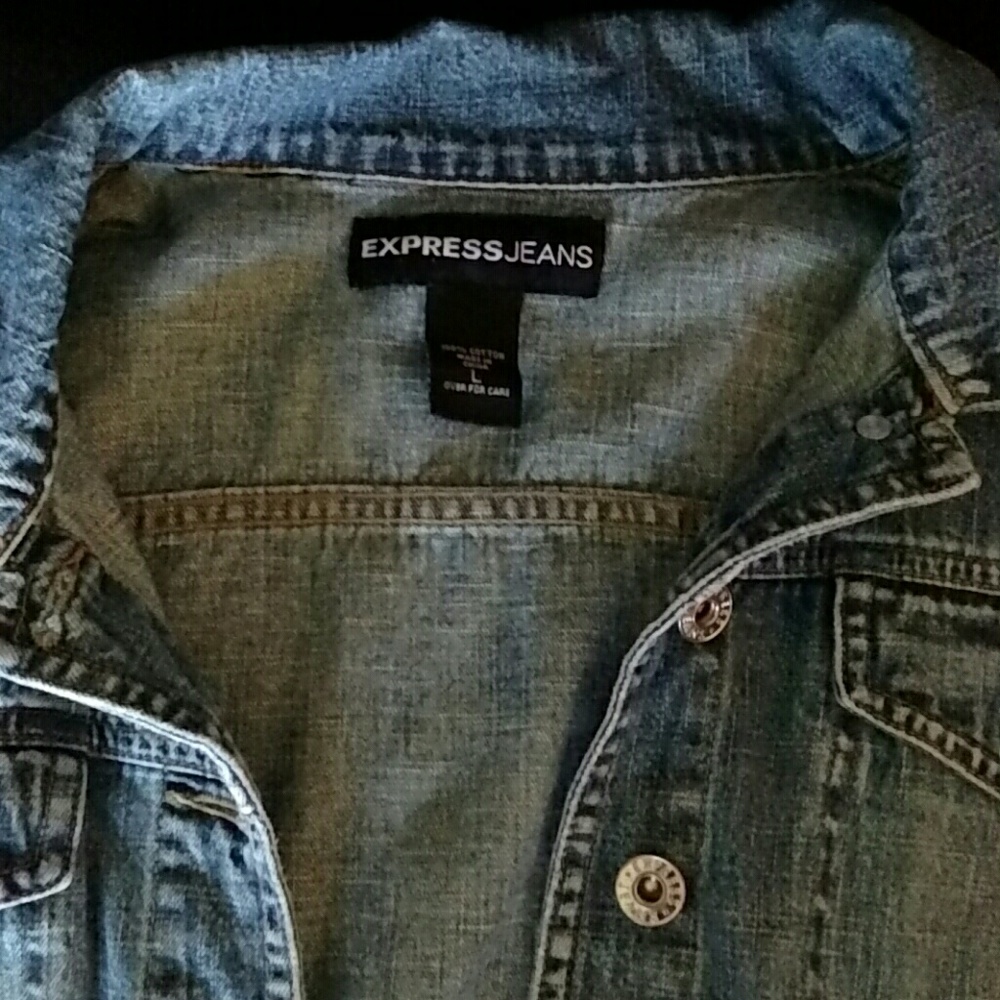 Express Jean Jacket, size L
