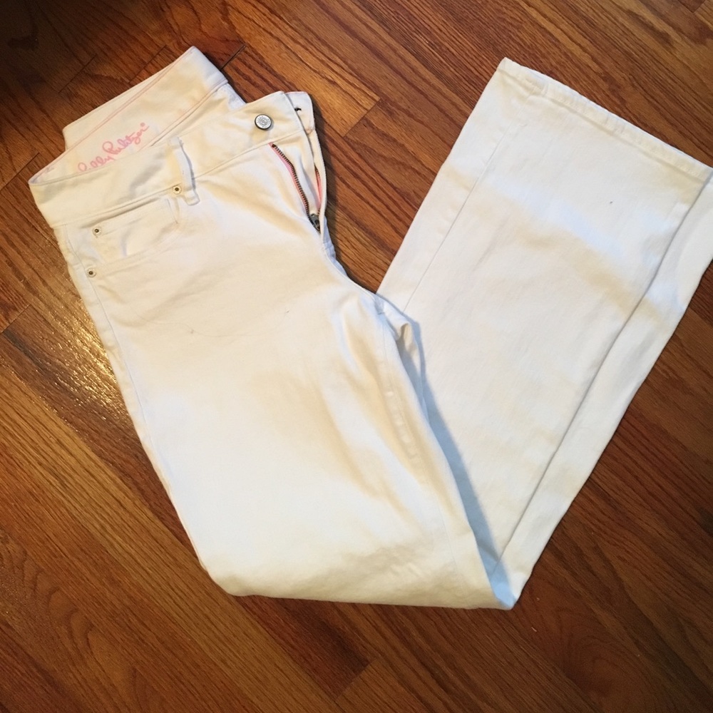Lilly Pullitzer white Babe Jeans