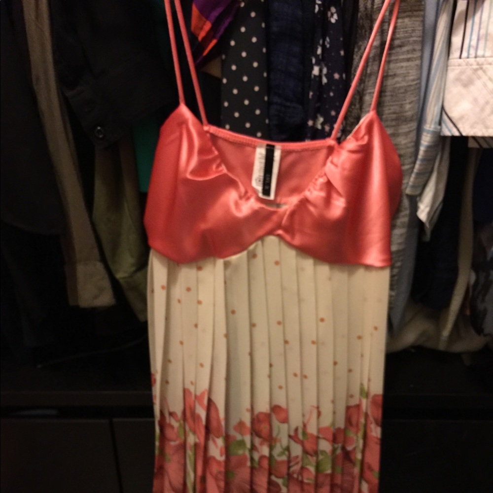 Silky Floral Dress