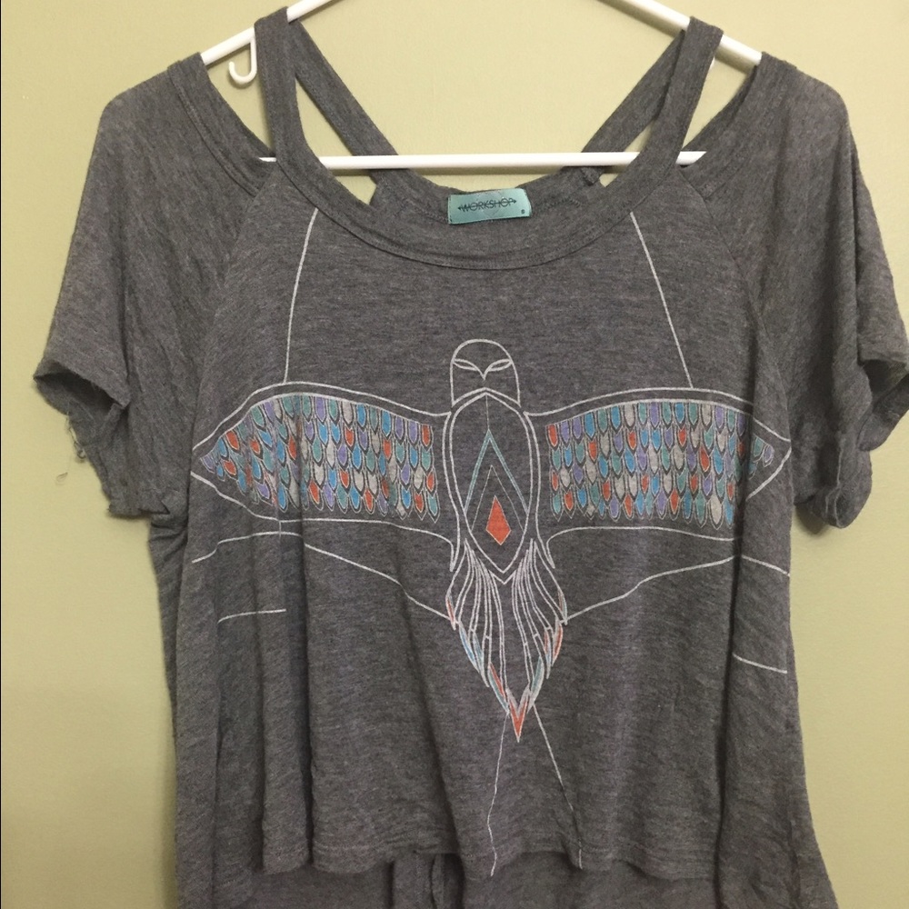 Pacsun free spirit bird shirt. 🦅