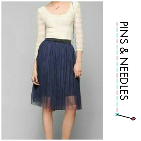Urban Outfitters Dresses & Skirts - Pins & needles navy tutu