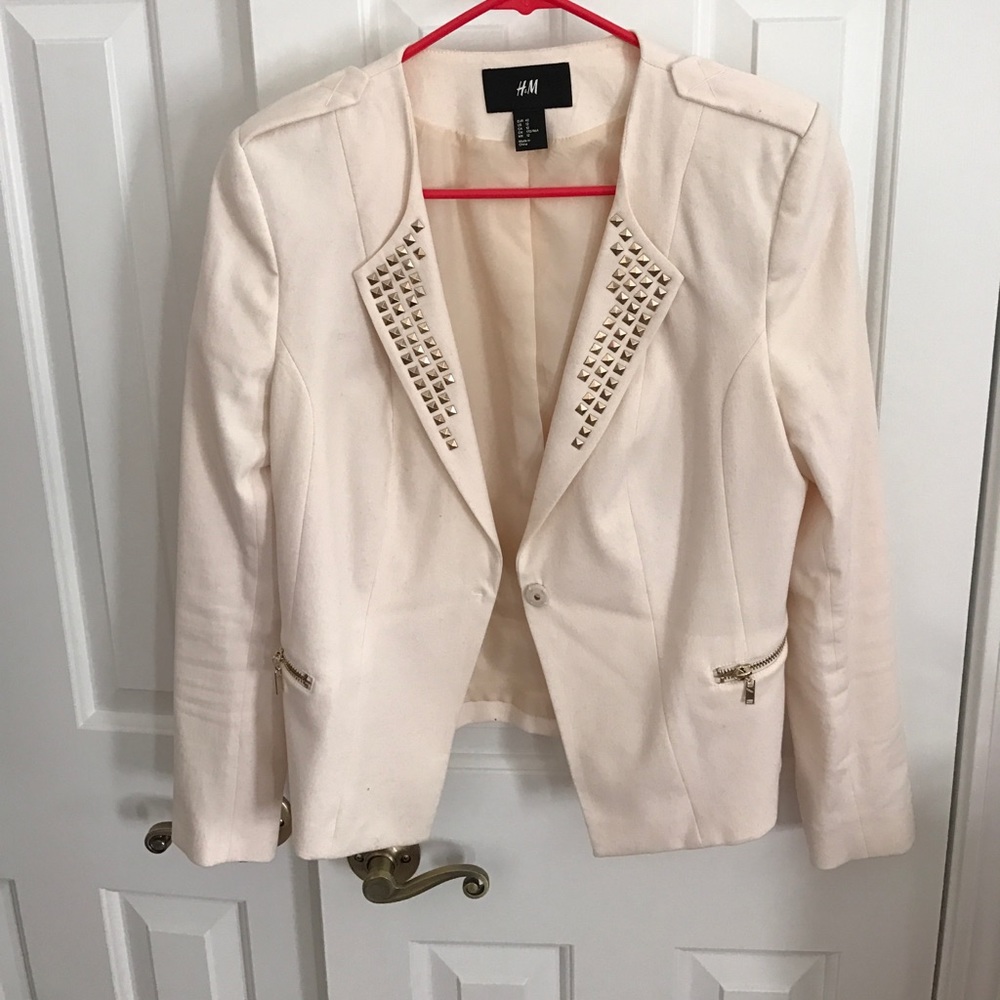H&M studded blazer