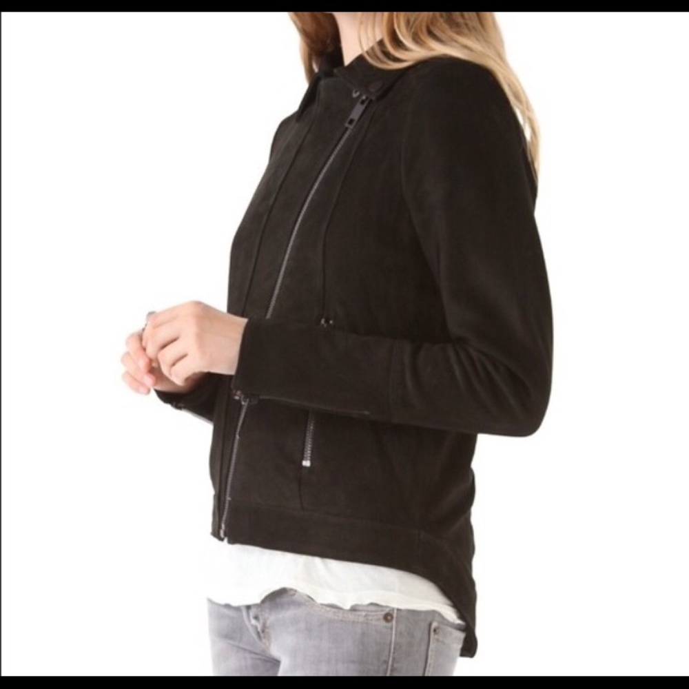 Classic chaser soft leather moto jacket