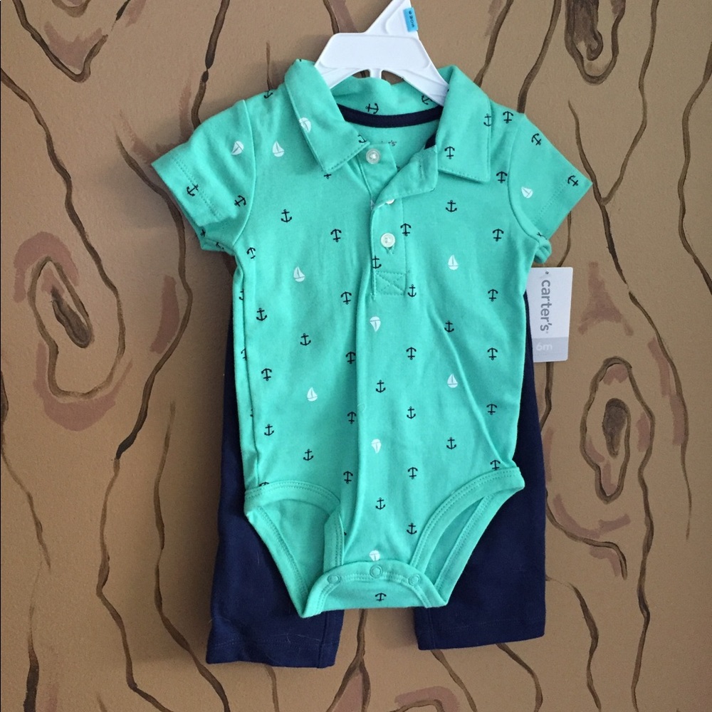 Carters nautical outfit for baby boy 6 months