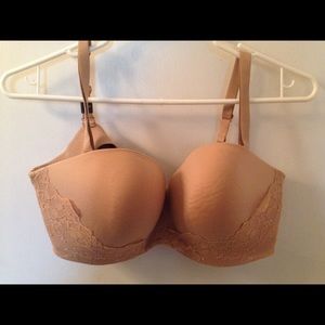 Victoria's Secret strapless bra 38D nude color