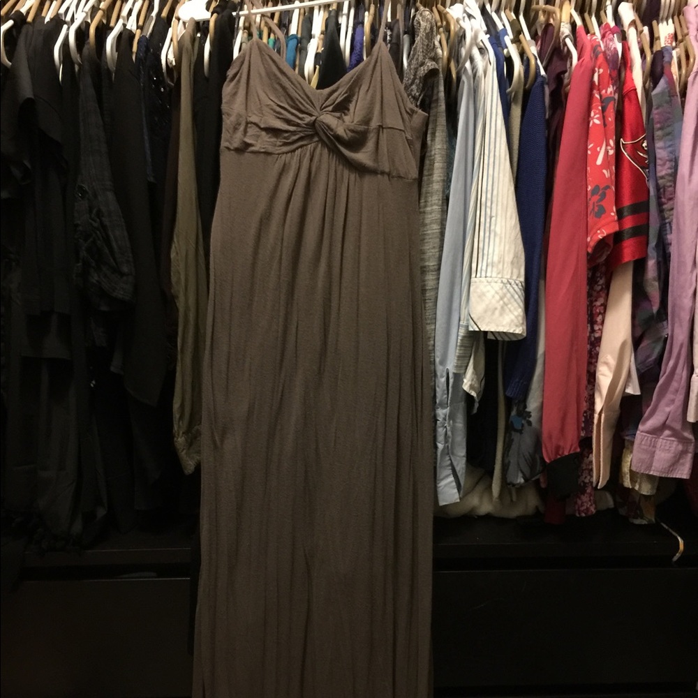 Gray Dress - Long - Down to Feet