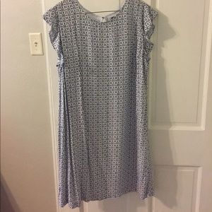 Blue and White Old Navy Dress