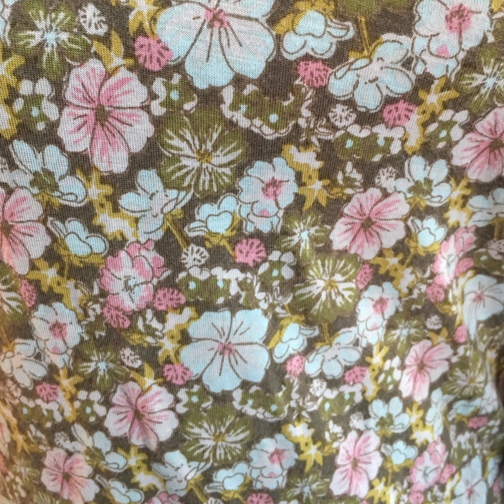 H&M green floral top size medium - Picture 2 of 6