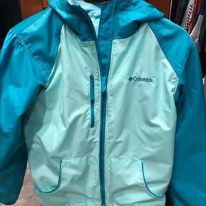 Girls Columbia Rain Jacket Size 14/16