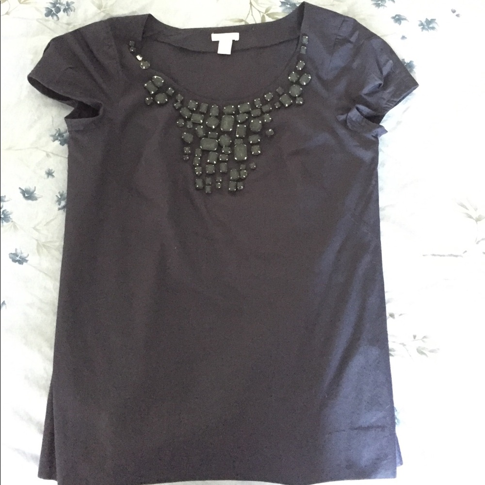 NWOT JCREW embellished top