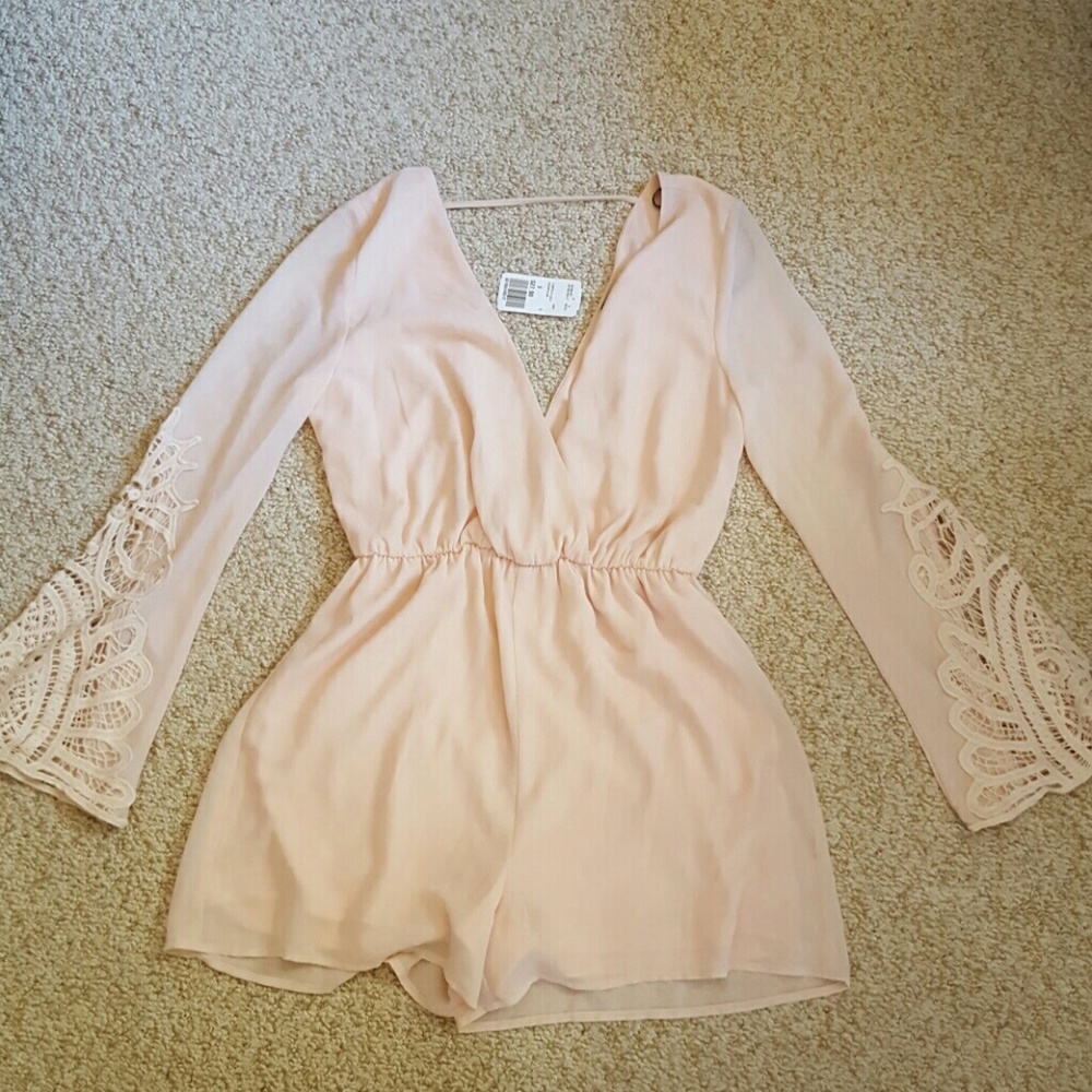 Cute blush pink romper