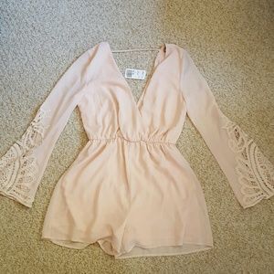 Cute blush pink romper
