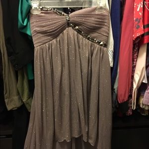 Gray/Purple Dress