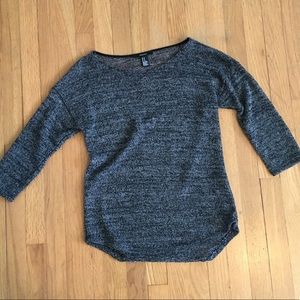 Black/gray blouse from Forever 21