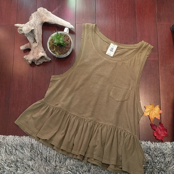 Free People Tops - BNWT Free People Peplum Tank