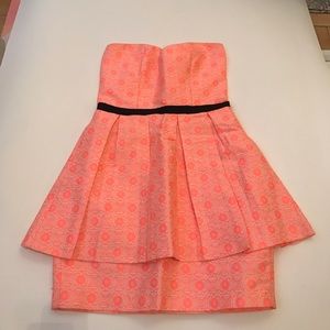 Dolce Vita Pink Peplum Dress, Size XS