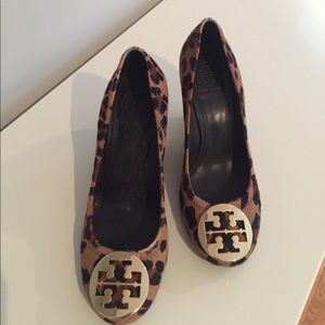 Tory Burch 4" Leopard Heel.