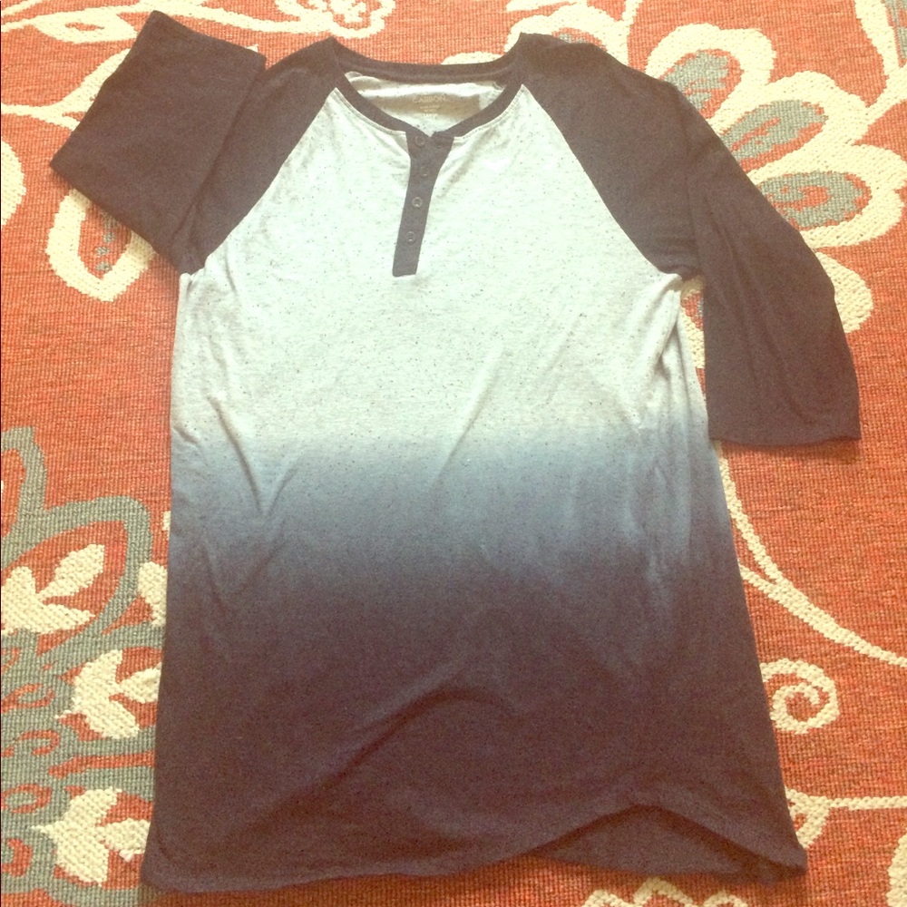 Men's Long sleeve T-shirt, Ombré design