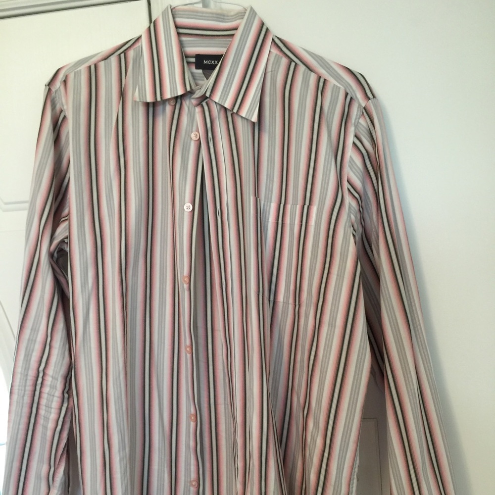 Mexx Stripped Button Up Dress Shirt