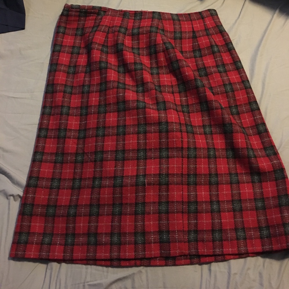 Savanna 1114 plaid skirt