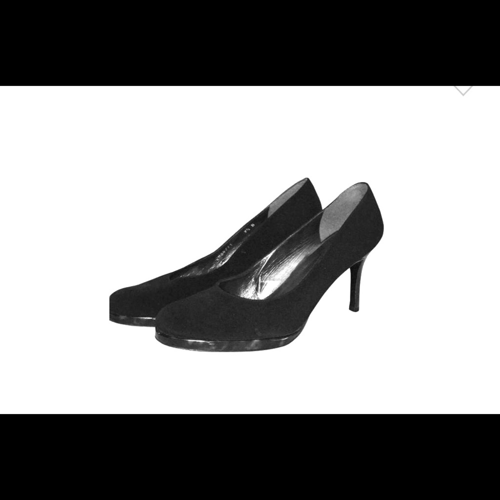 Stuart Weitzman Black Pumps with Tortoise Shell