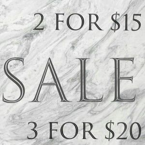 Specially Marked Items On Sale!