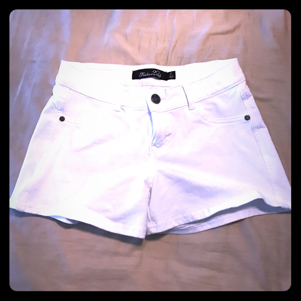 White shorts