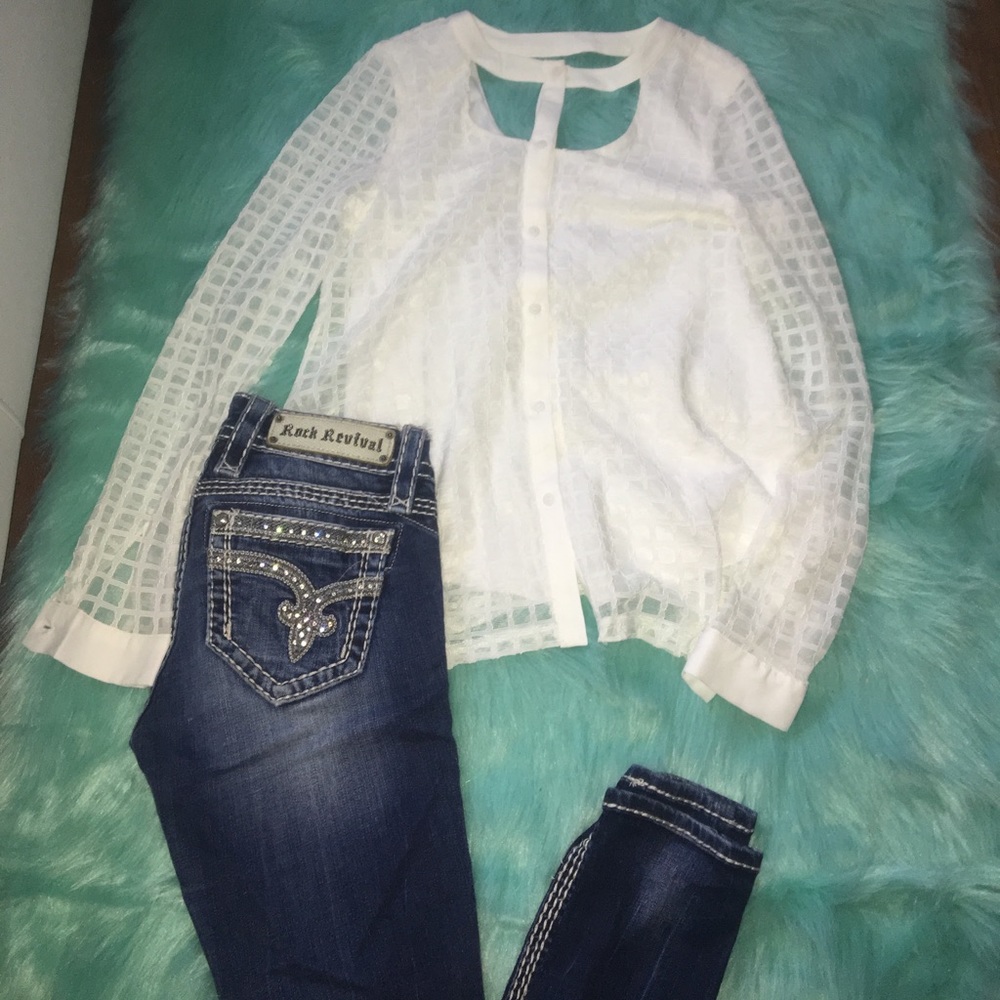 Rock revival skinny jeans