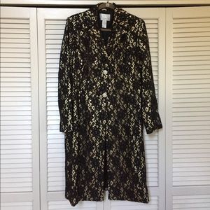 Black lace coat