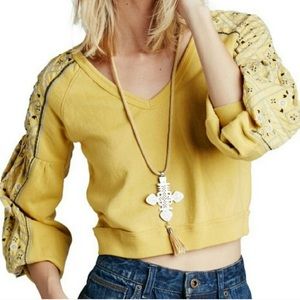 Free people senorita pullover sweatshirt