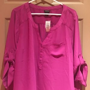 Torrid Georgette Pullover Blouse