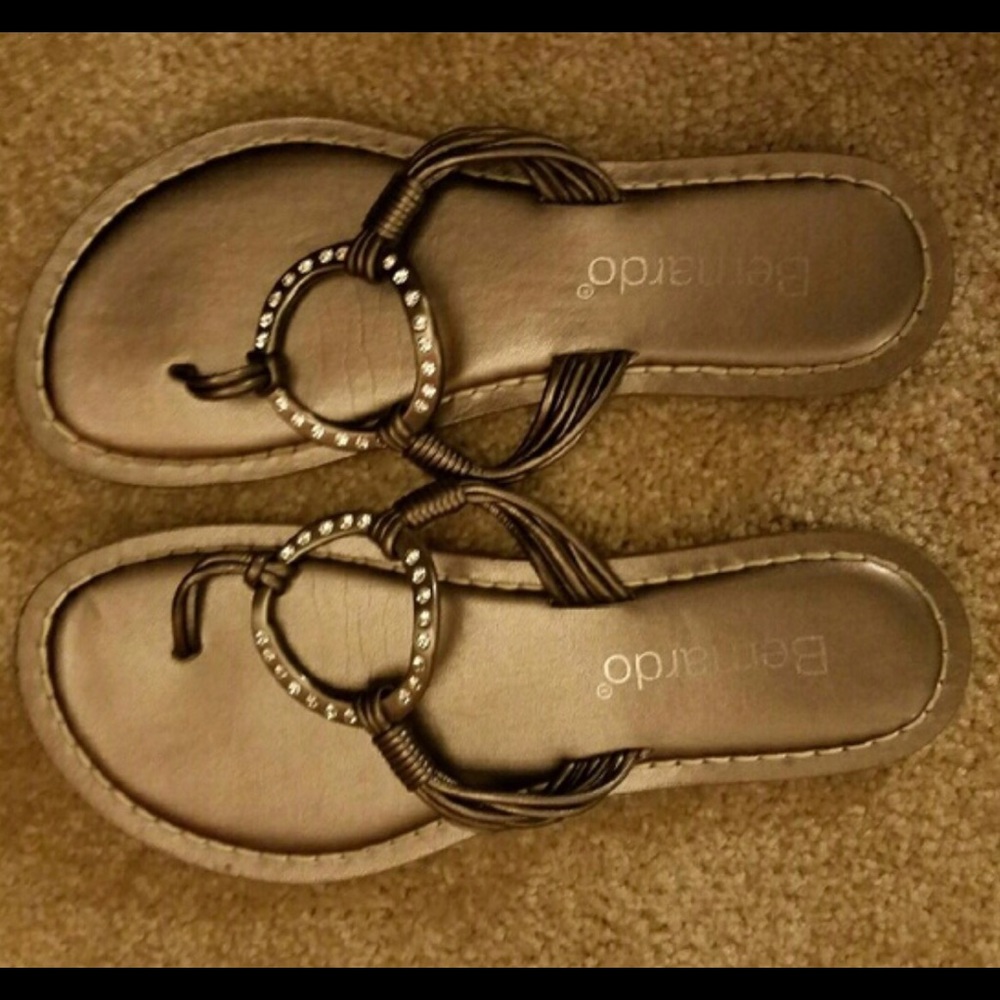 Bernardo Rhinestone Sandals