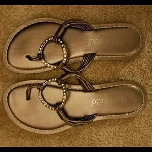 Bernardo Rhinestone Sandals