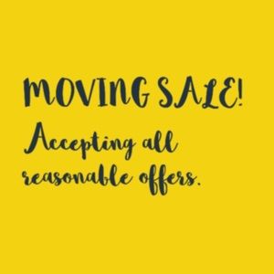 MOVING SALE!