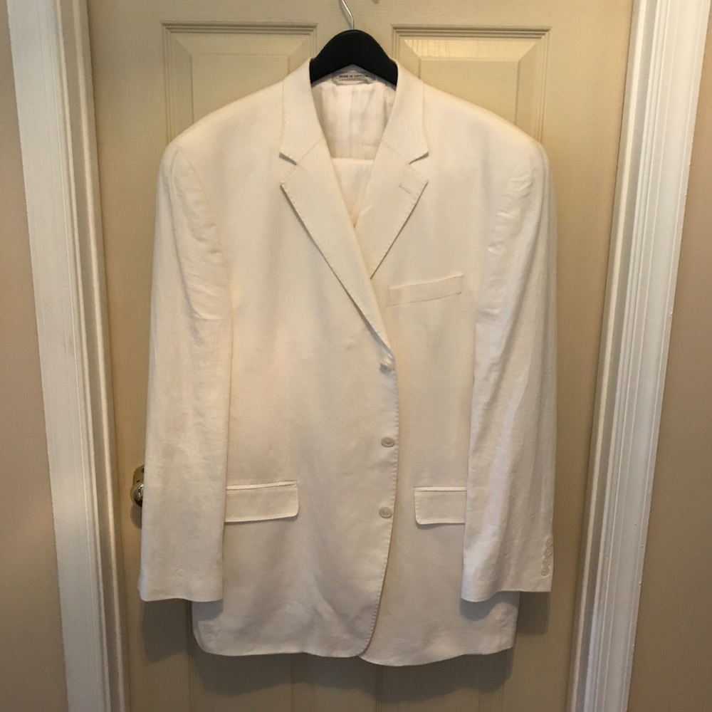 Mens White Suit