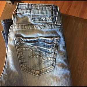 Big star light wash jeans