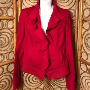 White House Black Market Red Jacket