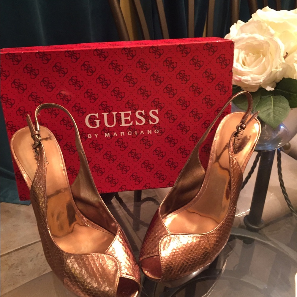 Guess sling back shoes